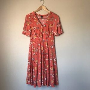 Torrid | Floral V-neck Dress